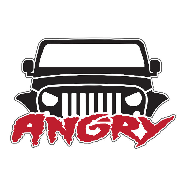 استیکر خودرو مدل Angry