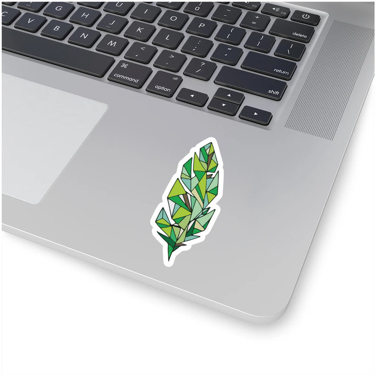 استیکر لپ تاپ طرح برگ کد 260
