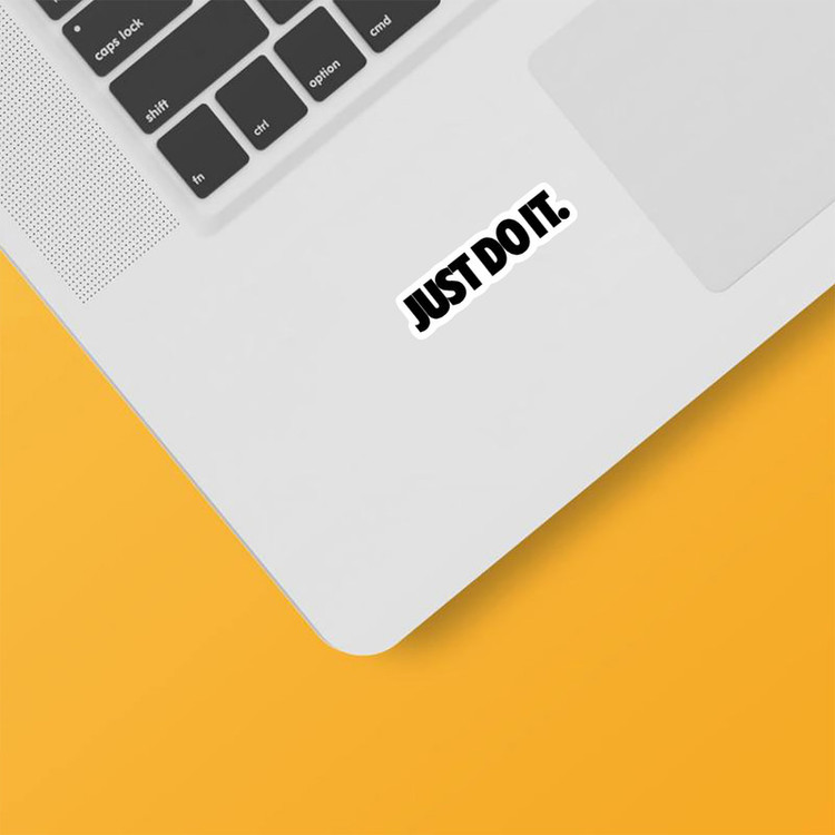 استیکر لپ تاپ و موبایل بووم طرح نوشته مدل Do it کد BM6